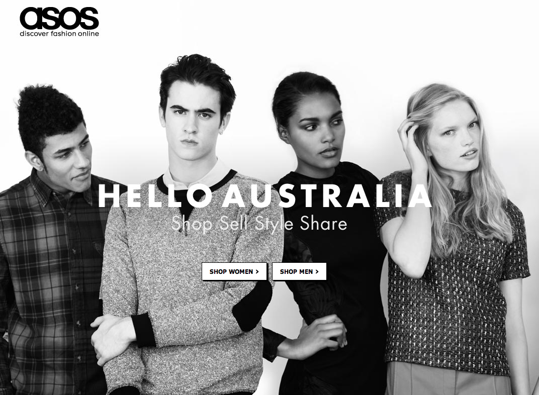 Asos comes to Australia