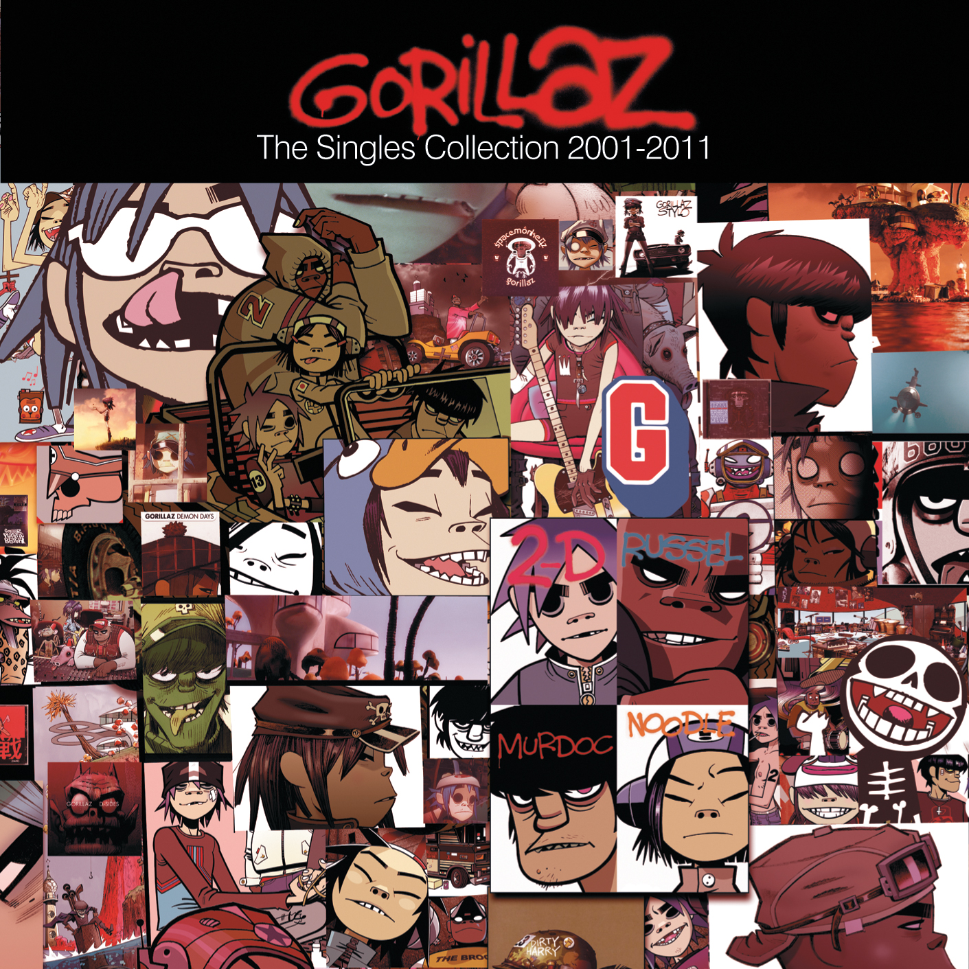 Gorillaz Single Collection 2001-2011 packshot