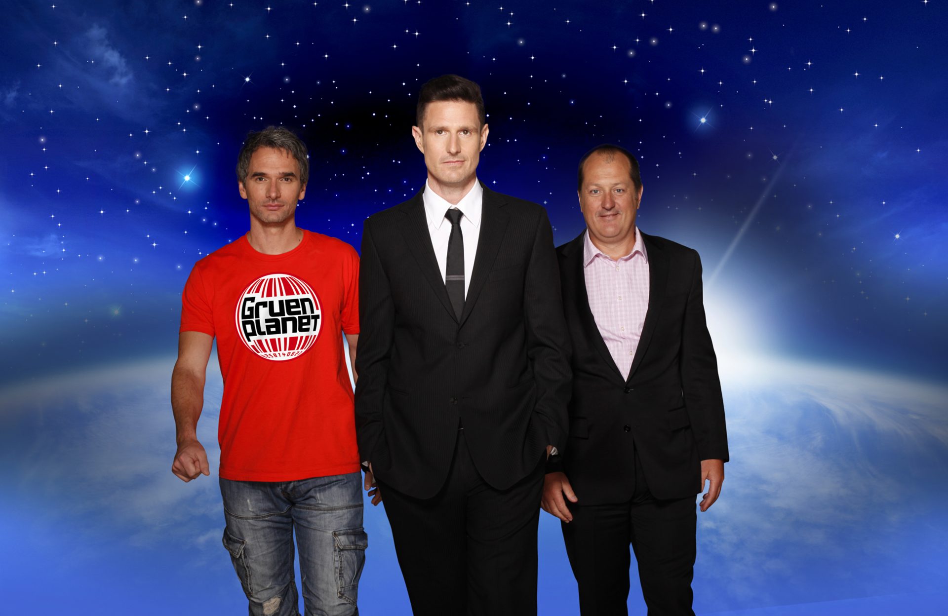 Todd Sampson, Wil Anderson and Russel Howcroft, Gruen Planet, ABC