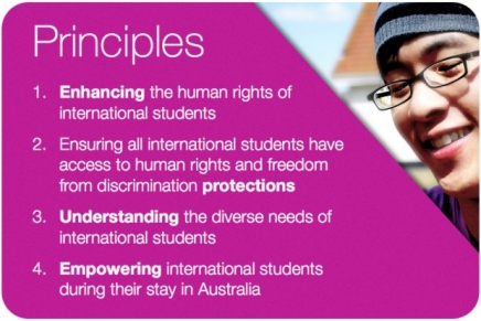 Australian rights body launches principles to protect international student rights