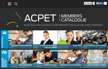 ACPET catalogue review