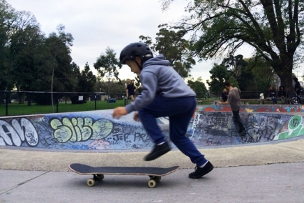 Students explore the world of skateboarding