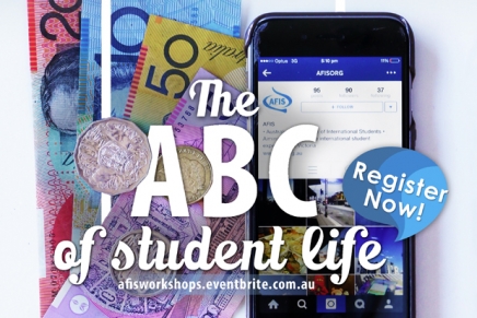 The ABC of Student Life workshops to help students settle down in Melbourne