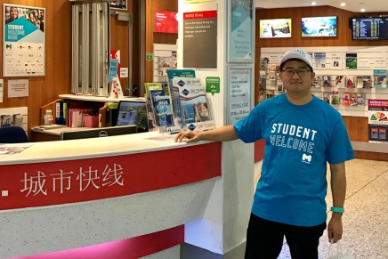 A day in the life of a Student Welcome Desk volunteer