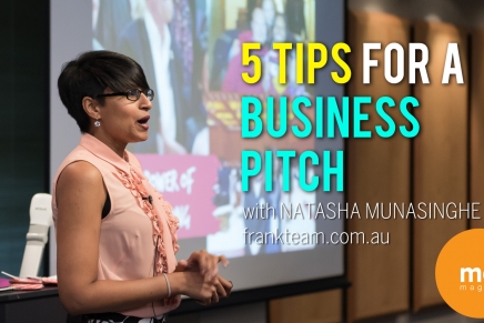 5 Tips for a Business Pitch with Natasha Munasinghe